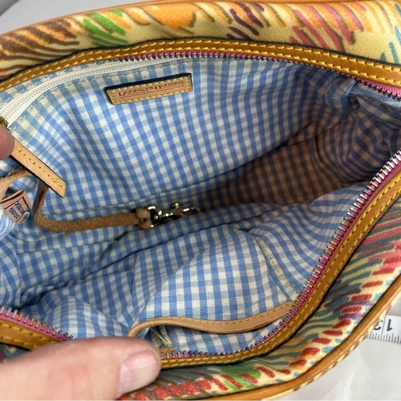 DOONEY & BOURKE Cute Preppy Plaid Mini shoulder bag w/ lovely gingham pattern! - Picture 16 of 16
